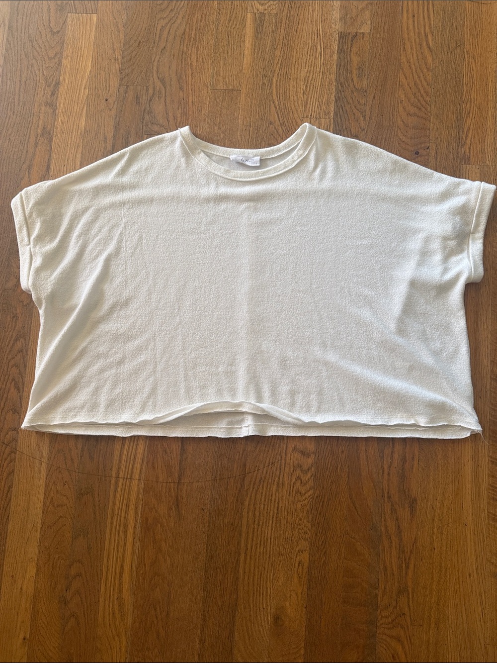 Relaxed White Women's Boxy Tee